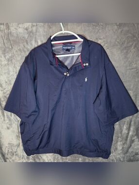Polo Golf by Ralph Lauren Navy Blue Windbreaker Pullover